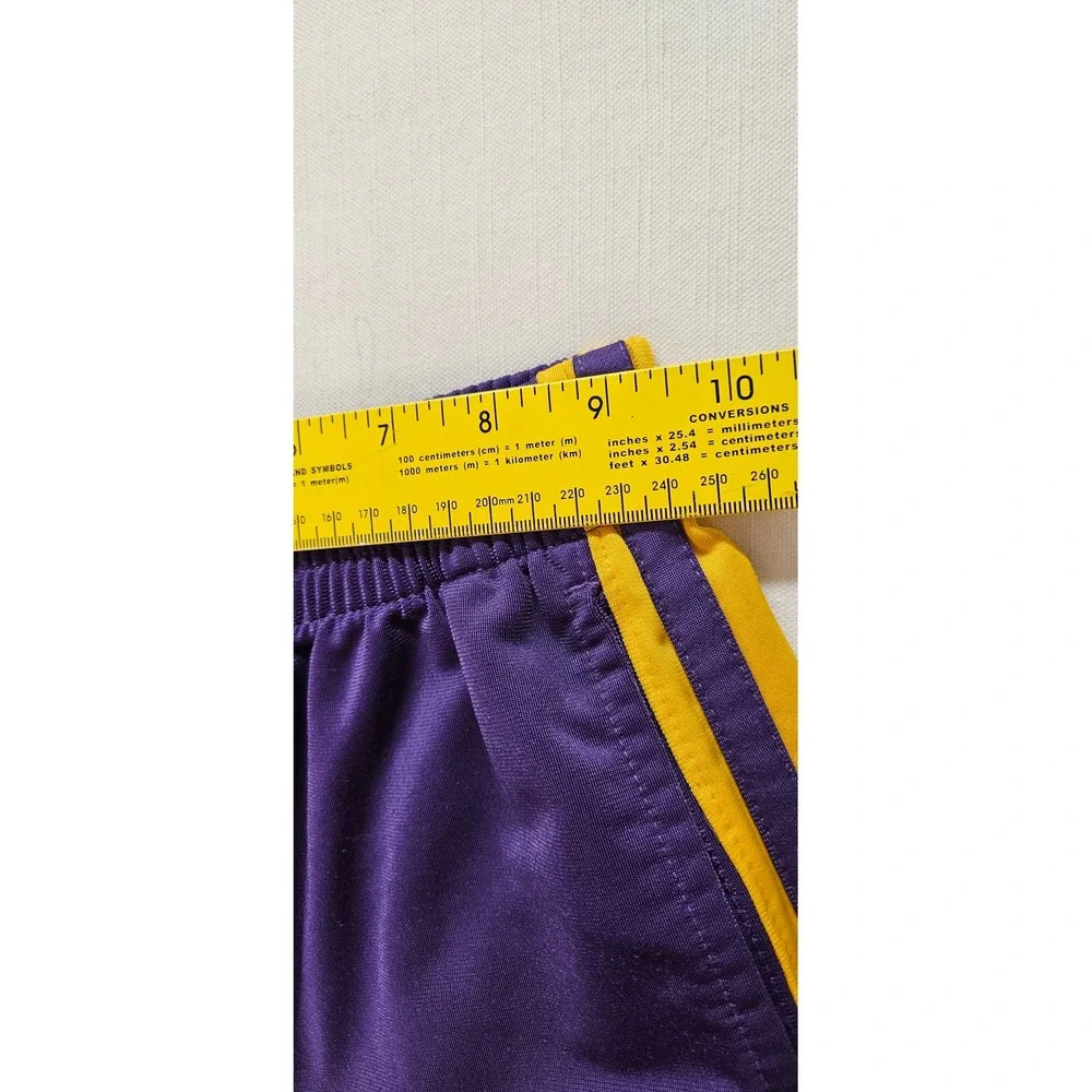 Nike LSU Tigers Purple Gold Track Pants Boys Size 7 Youth Athletic Sweatpants
